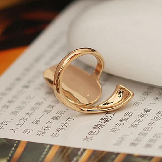 Кольцо для ногтей на пальце, открытый защитный узор в виде стрекозы