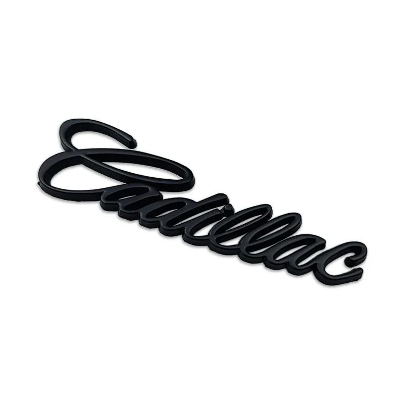 9.5x2.5cm Car Fender Side Sticker Rear Trunk Metal Emblem for Cadillac Escalade ATS BLS CT4 CTS EXT STS XLR XT4 XT5 Deville DTS