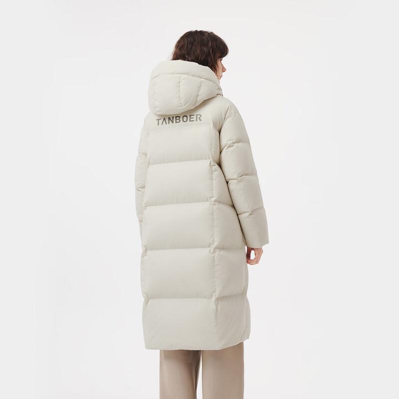 Tanboer Женский длинный пуховик с капюшоном 5530822D