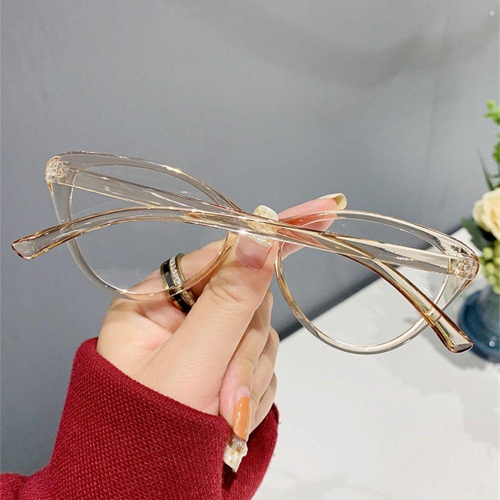 Очки с большой оправой Leopard Eyeglasses Round Computer Goggles Eyewear Eyewear Women