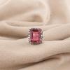 Pink Tourmaline Gemstone 925 Sterling Silver Handcrafted Designer Ring For Thanksgiving Gift For Women RR-74-16