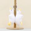 Keychain Plush Soft Goose Pendant Compact Size Travel Bag Ornament Doll Gift