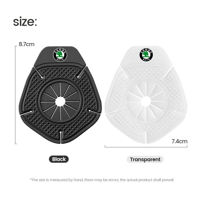 AAABO1 1/2Pcs Car Wiper Hole Protective Covers Debris Leaves Dustproof Sleeve For Skoda Octavia KAMIQ KODIAQ SUPERB RAPID KAROQ FABIA
