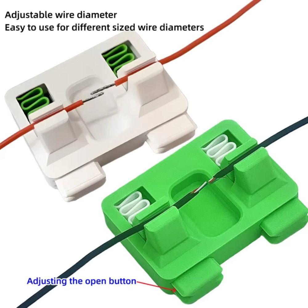 Portable Welding Wire Fixture ABS Thick Thin Wire Clamp Soldering Wire Holder Cable Holder