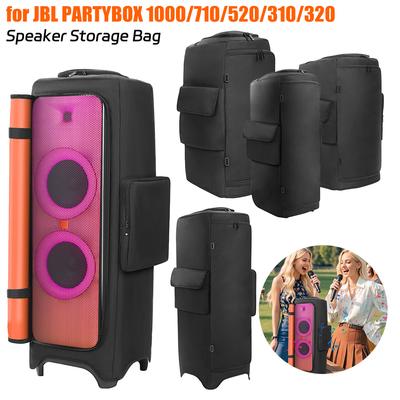 Водонепроницаемая сумка для хранения колонки For JBL PartyBox 1000/710/520/320/310/120/110, двусторонняя пылезащитная крышка для колонки с карманом для микрофона