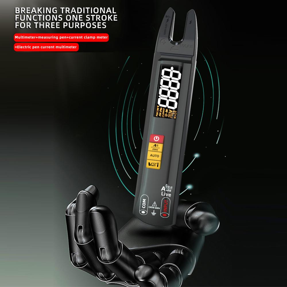 Цифровые клещи, 4000 отсчетов, мультиметр, многофункциональный вольтметр, амперметр переменного и постоянного напряжения, ток