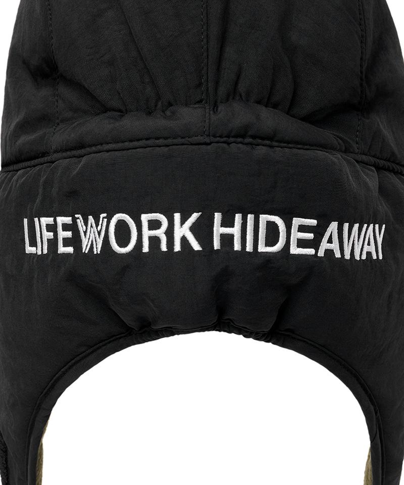 LIFEWORK Флисовая двусторонняя шапка-ушанка