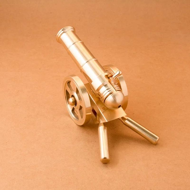 Дом Латунная пушка Военная пушка Модель Военный сувенир Комната Фэн-шуй Подарок Украшение Дом Офис Поделки