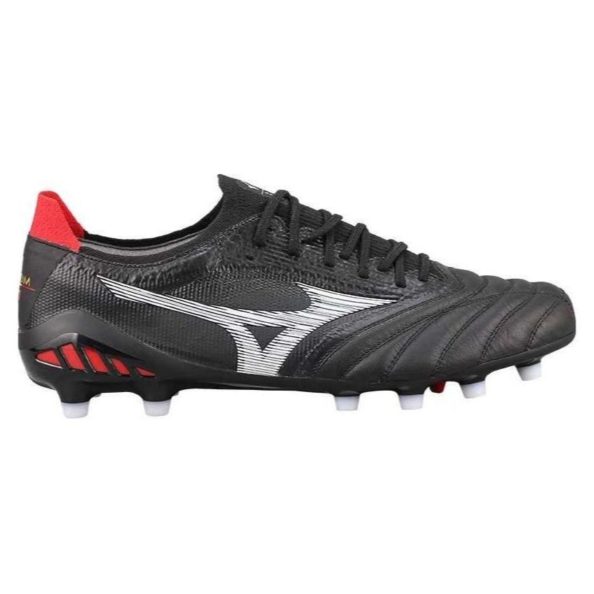 Mizuno Morelia Neo 3 FG Удобные Повседневные Амортизирующие Прочные Футбольные Бутсы Мужские кроссовки Черный Серебристый Красный P1GA209001