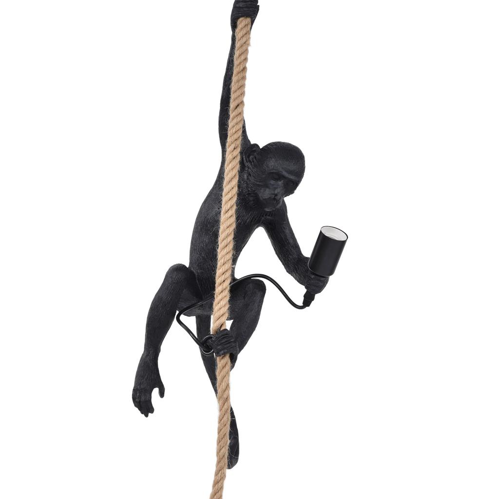 110?220 В смоляная пеньковая веревка обезьяна подвесной светильник прочные люстры обезьяна для дома