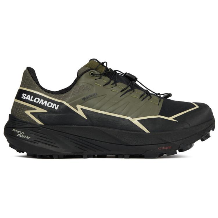 SALOMON Кроссовки унисекс Thundercross GORE-TEX Olive Night Black Green Alfalfa L47383400