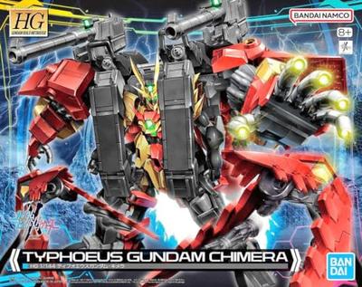 BANDAI SPIRITS HG Gundam Build Metaverse Typhoeus Gundam Chimera масштаб 1/144 пластиковая модель с цветовой кодировкой