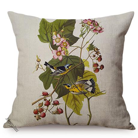 Magnolia Plant Style Pillow Case Watercolor Bouquet Tropical Florals Home Decor Cushion Cover Living Room Sofa Pillowcase