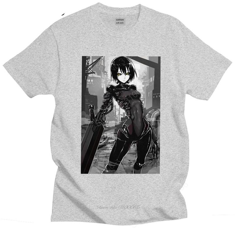 Classic Manga Blame T Shirt Men Short Sleeved Sidonia Tshirt Heavy Industries Nihei Tsutomu Anime Tee Pre-shrunk Cotton Top Gift