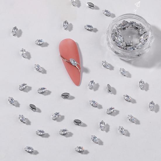 20 шт. украшения для ногтей неправильной формы, сверкающие, неокисляющиеся, нержавеющие, цинковые, блестящие, украшения для дизайна ногтей, маникюр, сделай сам