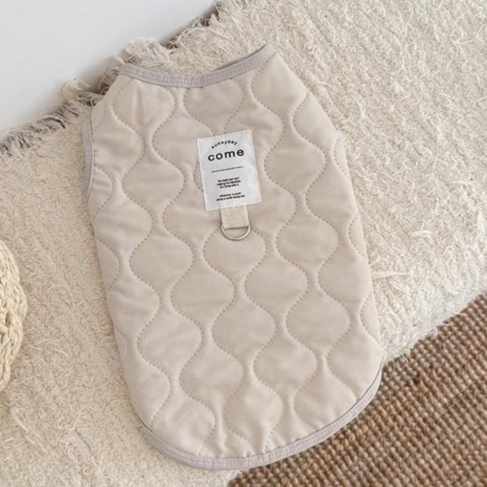 with D-ring Pet Jacket Thick Warm Puppy Coat New Winter Pet Dog Vest  for Small Medium Pet