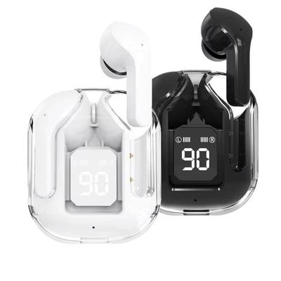 Bluetooth 5.3 Беспроводные наушники Прозрачный чехол для зарядки Наушники Водонепроницаемые спортивные музыкальные наушники с шумоподавлением Hi-Fi стереогарнитуры