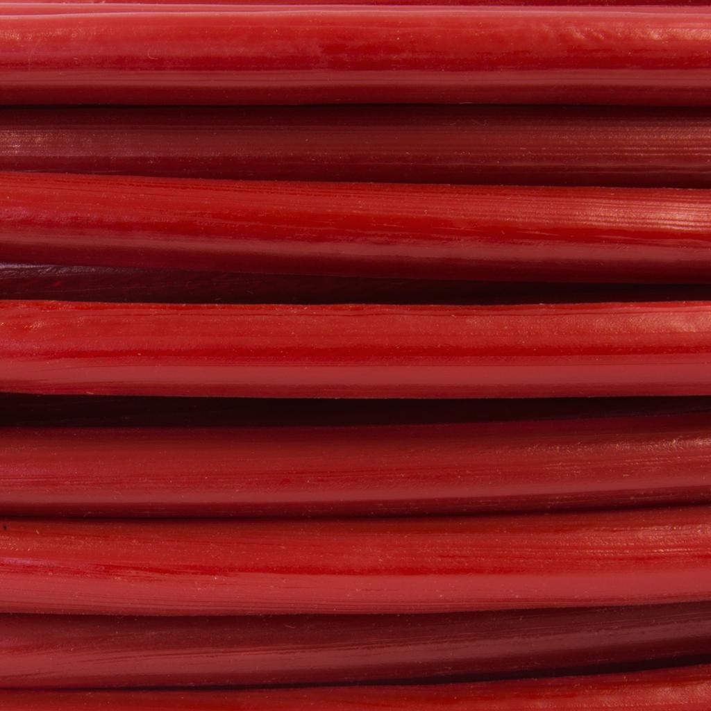 200m DRAHTSEIL in PVC 1.6/3mm ROT verzinkt Stahlseil Seil Draht Stahl