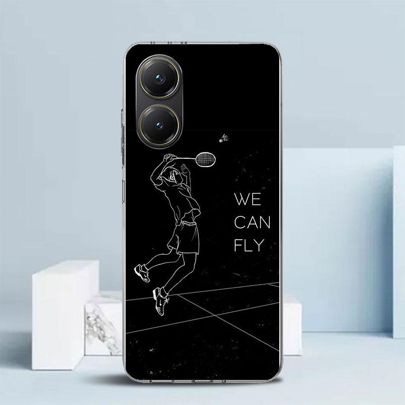 Badminton Sport Soft Cover for Xiaomi Poco F7 Ultra X7 X6 X5 Pro M7 Phone Case Redmi 15 15C 13 13C 12 12C 10 10C Print Shell Poc