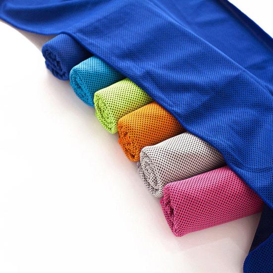Fitness Towel Bottled Quick-dry Anti-fade Polyester Keep Cooling Microfiber Breathable Towel for Gift