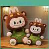 Hat Bear Creative And Strap Pants Cartoon Plush Doll Pillow Gift For