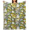 just tree frogs col Throw Blanket Stuffeds Heavy Sofas Plaid on the sofa Blankets