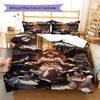 OVERLORD Pattern Bedding,Quilt Set Quilt Cover Pillowcase Home Birthday Gift (1 * duvet cover + 2 * pillowcase, without core)