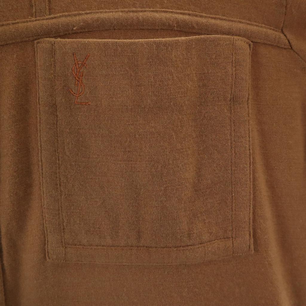 Yves Saint Laurent 90-е Старая рубашка с длинным рукавом из смесовой шерсти M Верблюжья Мужская Б/У