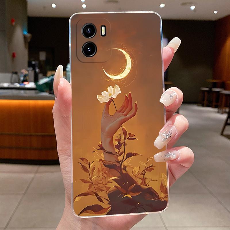 Чехол Для Vivo Y15a Y15c Y15s Чехол для телефона V2134 V2147 V2120 V2139 Обложка Эстетичный Роскошный Милый Крутой Мальчики Девочки Прозрачный Корпус