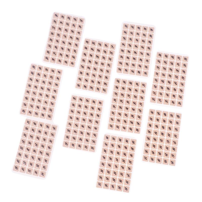 400 Пластырей Семена для ухода за ушами Акупунктура Ушные одноразовые наклейки Массажная терапия Игольчатый пластырь Аурикулярный Аурикулотерапия