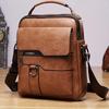 Men PU Leather Flaps Men's Crossbody Bags Business Flap Male Solid Messenger Bag Travel Bag