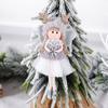 Christmas Angel Pendant Cute Plush Doll Christmas Tree Ornaments For Home Party Decoration Xmas Decoration Kids Gift Noel 2022