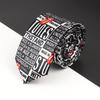 New Design Musical Notes Printed Tie Piano Guitar Stave Poker Patten Slim Narrow Skinny 5CM Necktie Party Pub Fashion Accessory