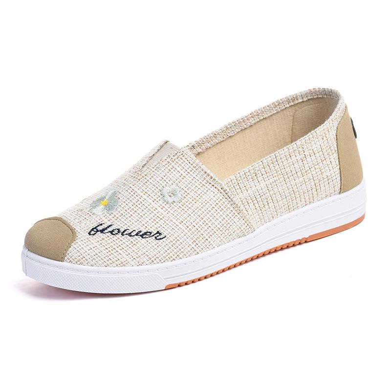 Универсальная тканевая обувь, женская обувь, нескользящая обувь на мягкой подошве, повседневная дышащая и прочная обувь