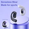 Беспроводные наушники с поддержкой Bluetooth, стереозвук, мощные басы, конструкция с заушным креплением, стабильное соединение, спортивные наушники-вкладыши