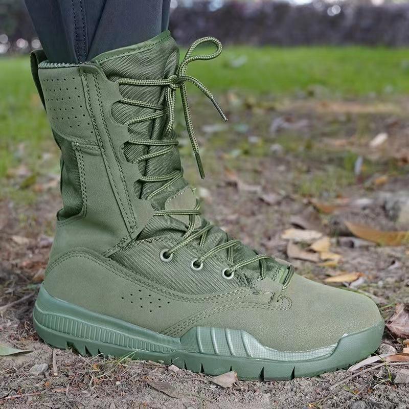 Мода 2025 Новые штурмовые пружинные высокие мужские специальные альпинистские фан-ботинки