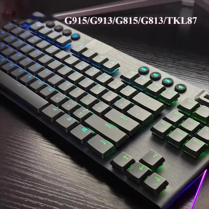 109 клавиш ABS колпачки для механических клавиатур G915/G913/G815/G813 Износостойкие Долговечные Цвет