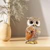 Смола Животная Скульптура Милая Птица Миниатюрная Фигурка Микро Пейзаж Сова Статуэтка Книжная полка