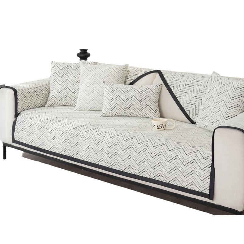 Chenille Sofa Cushion for All Seasons, New Light Luxury and High-end Cover, Non-slip Backrest, Sofa Cover Cloth Towel