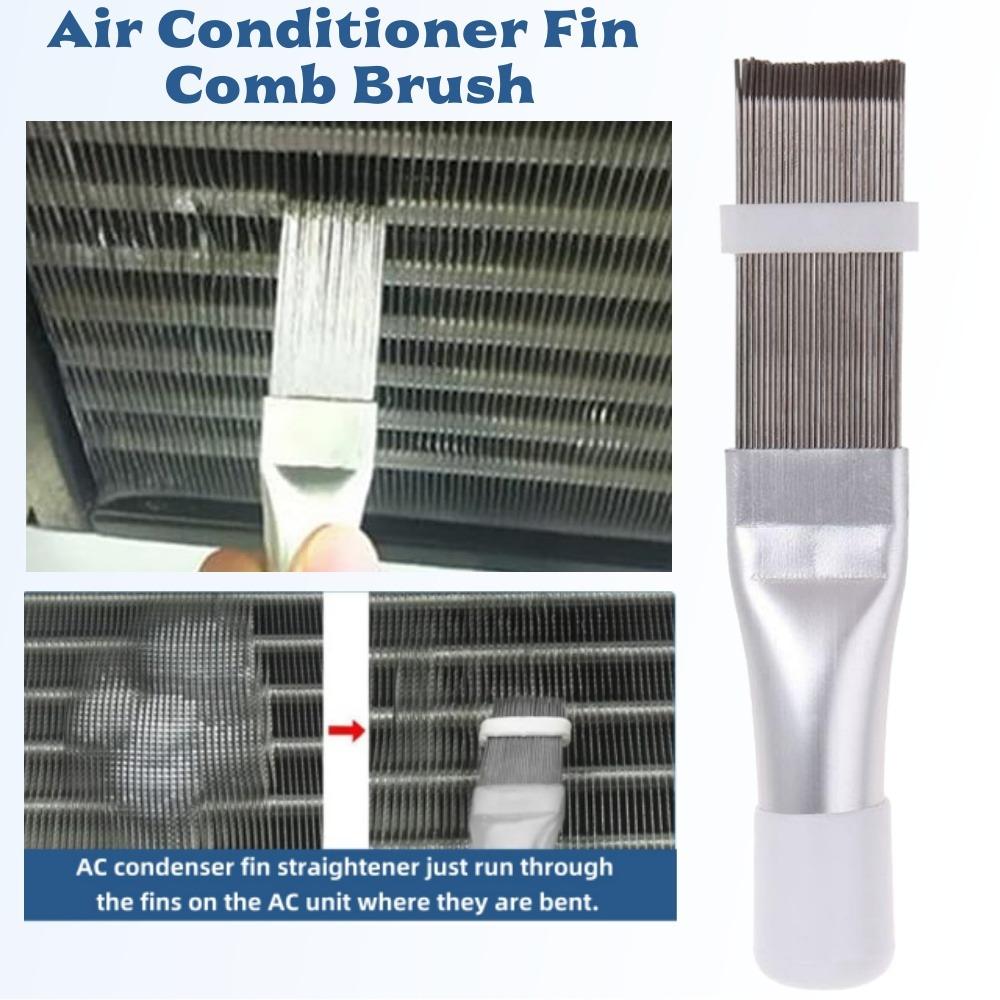 Air Conditioner Condenser Fin Cleaning Brush Universal A/C Condenser Cleaning Tools Stainless Steel Air Refrigerator Fin Brushs