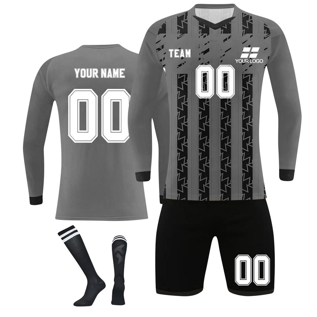Комплект персонализированных рубашек для мужчин и девочек с именем и номером, футбольные майки на заказ для мальчиков, тренировочный костюм