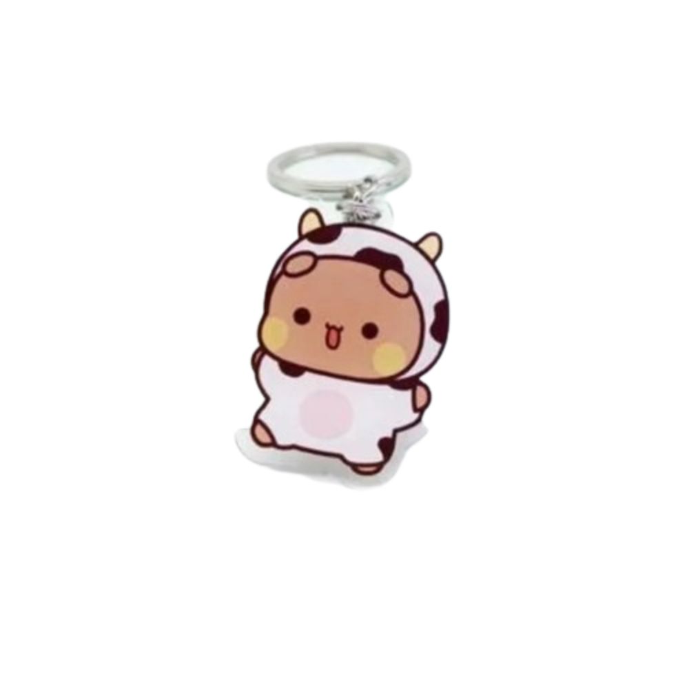 Animal Super Cute Couple Keychain Cartoon Cute Cartoon Bubu Dudu Key Chain Car Keyring