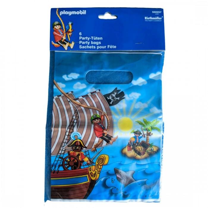 Сумки для пиратской вечеринки Playmobil (Упаковка из 6 шт.)