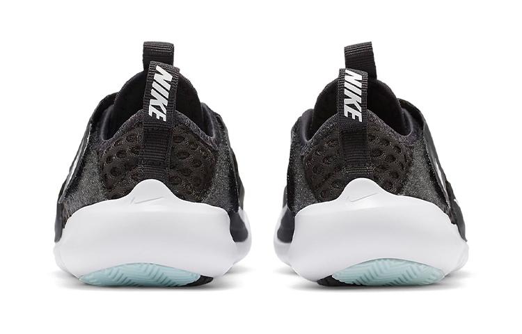 Nike Flex Advance BR Нескользящая Амортизация Дышащие Низкие Детские Беговые Кроссовки Черный Белый DC9370-001