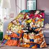 Dragon Ball Print Blanket Warm  Comfortable Flannel Blanket Suitable for Bedrooms, Sofas, Beds, Chairs, Picnics, Travel