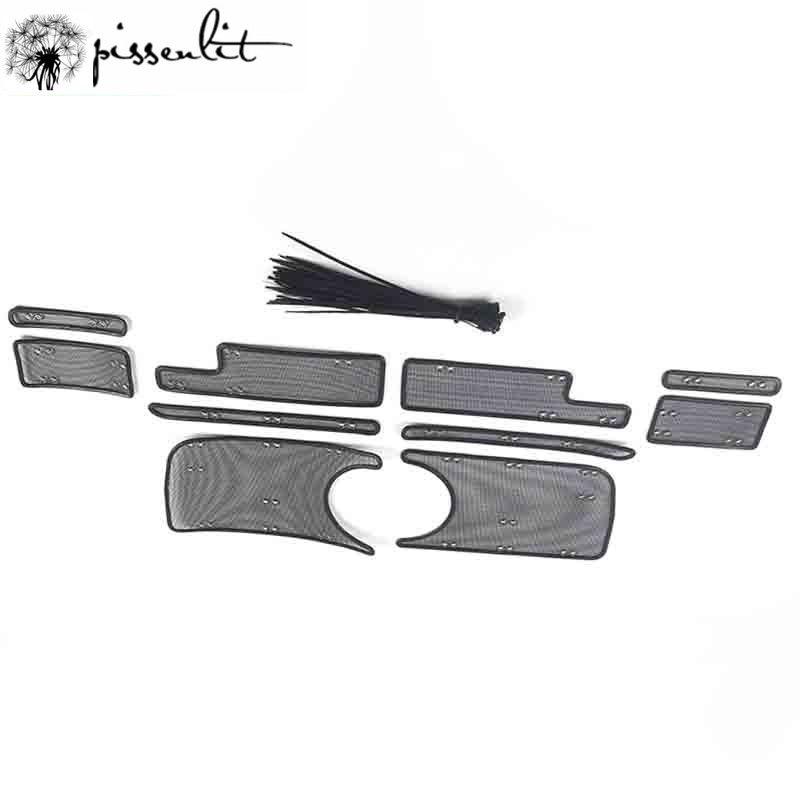 For Mercedes-Benz G-Class W463 2019 2020 Car Accessories Front Grille Insert Net Anti-insect Dust Garbage Proof Inner Cover Mesh