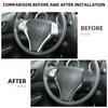 Для Nissan Navara NP300 2015-2025 Qashqai J11 X-Trail T32 Teana Altima 2013-2018 Накладка-стикер на панель рулевого колеса