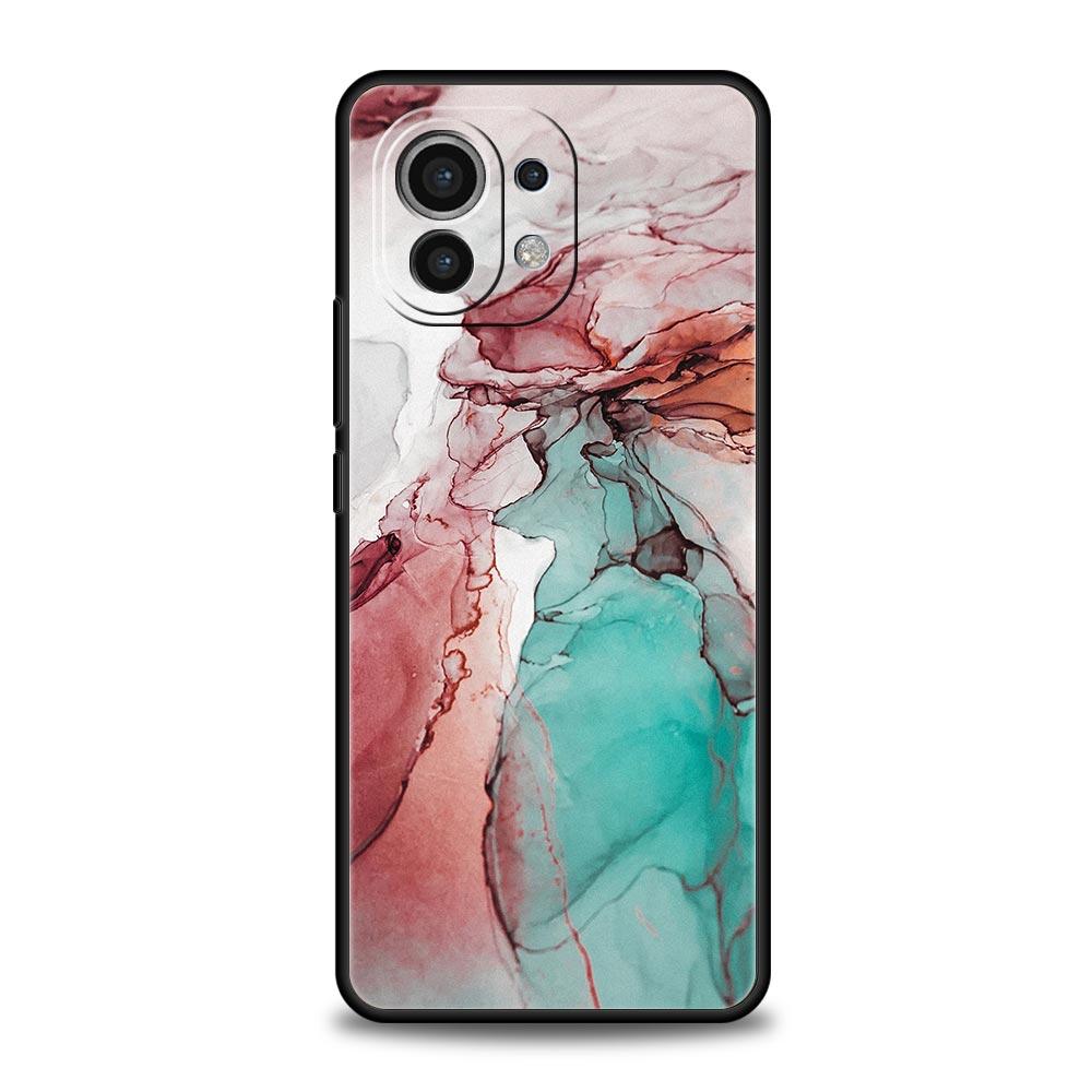 Винтажный мраморный чехол для телефона для Xiaomi Mi 17 15 14 13 12 11 Ultra 15T 14T 13T 12T 11T Pro Lite 5G Мягкий ТПУ корпус Fundas Сумки