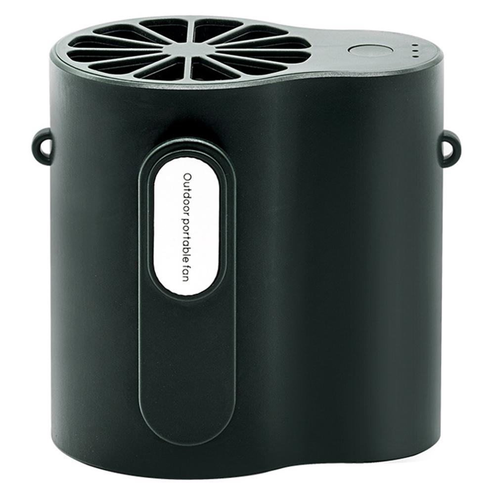 Портативный поясной вентилятор, подвесной охлаждающий вентилятор, многофункциональный USB-вентилятор с клипсой и ночником для рыбалки, кемпинга, пеших прогулок