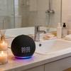 Компактная Bluetooth-совместимая колонка со встроенными часами и светодиодной подсветкой для дома, офиса, уличного использования. Hi-Fi басовая звуковая коробка